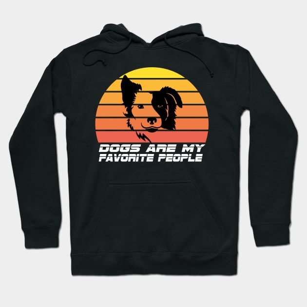 Dogs are my favorite people Hoodie by bakmed